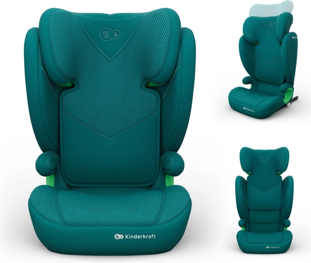 Kinderkraft autostoeltje Junior fix 2 plus i-Size 100–150 cm groen