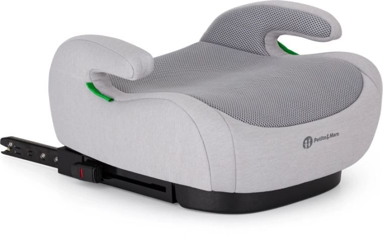 Petite & Mars zitverhoger Optimus Pro i-Size Air Gentle Grey 125–150 cm