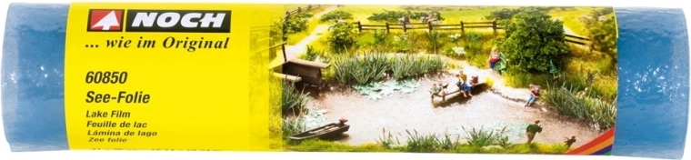 Blauwe meerfolie voor landschapsmodellering