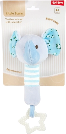 Heerlijk zachte olifant met rustgevende bijtring