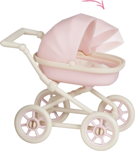 Kinderwagen met beweegbare kap