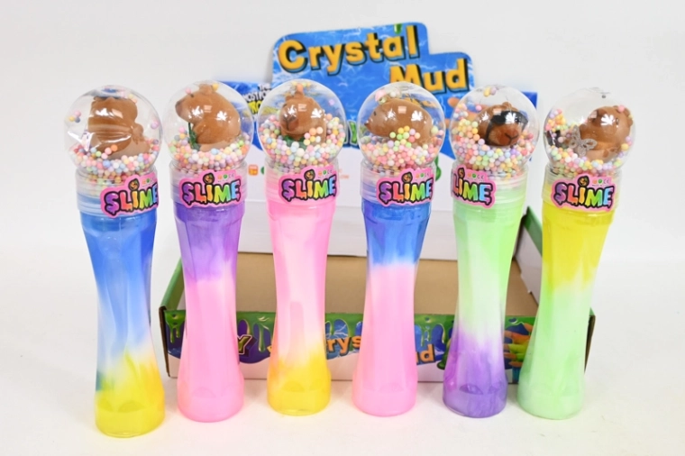 Antistress-slime capibara met balletjes 26 cm