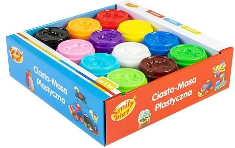 Set plasticine 12 stuks