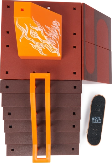 Realistische fingerboard voor precieze tricks