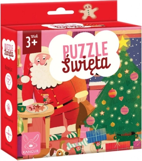 Kerstpuzzel voor kinderen vanaf 3 jaar