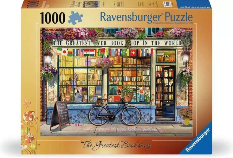 Ravensburger puzzel Geweldige boekwinkel 1000 stukjes