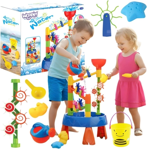 WOOPIE watertafel 2-in-1 met waterval en zandbak