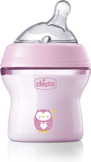 Chicco antikoliek babyfles Natural Feeling 150 ml voor meisjes 0 m+