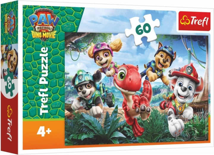 Puzzel Paw Patrol Dino Movie dinosaurusredding 60 stukjes