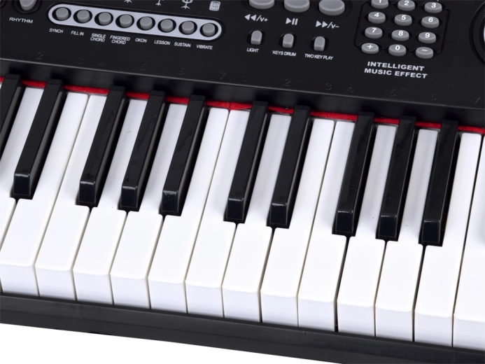 Uitgebreide geluidsbibliotheek en ritmes