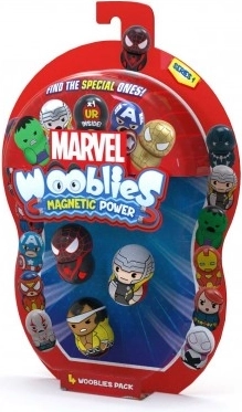 Wooblies magnetische figuurtjes 4 stuks – verzamelset MARVEL