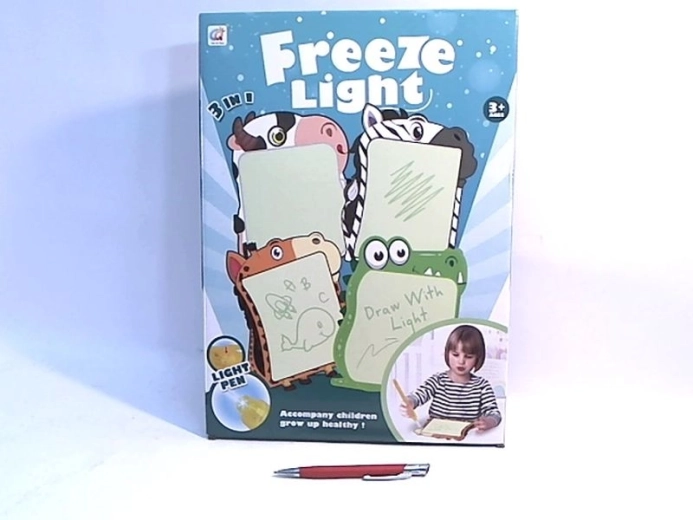Tekenbord om met licht en uitwisbare stiften te tekenen