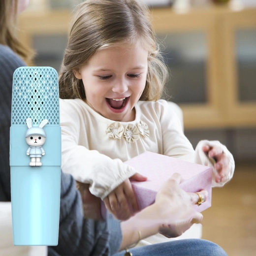 Licht kinderdesign met konijntje