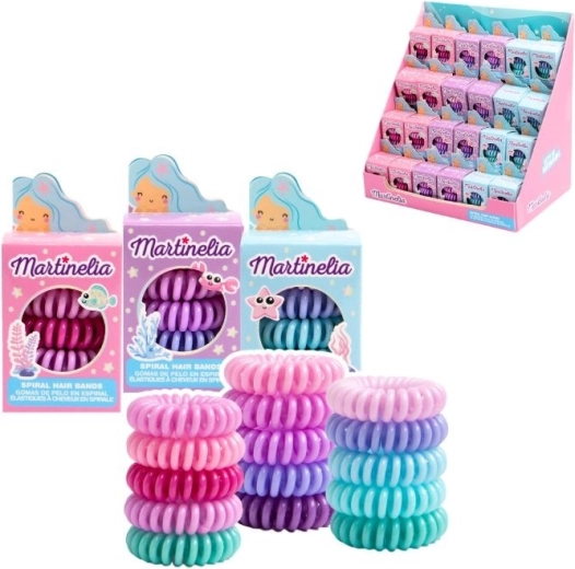 Spiraalvormige haarelastiekjes, 5 stuks