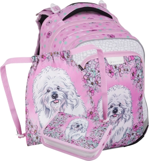 Bagmaster Lumi kleine schoolset voor eersteklassers – hondje