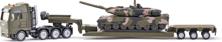 SIKU Military trekker met tank