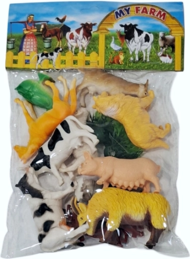 Set figuurtjes van boerderijdieren