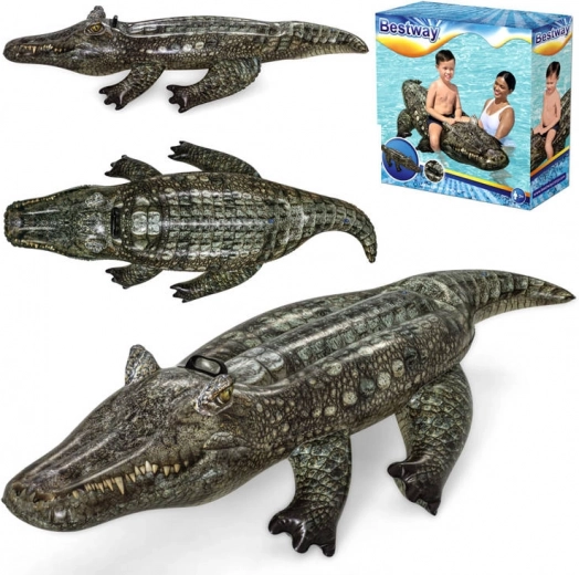 Bestway opblaasbare krokodil 193 × 94 cm