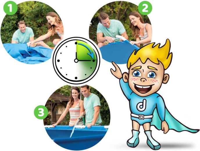 Eenvoudige en snelle installatie in 3 stappen