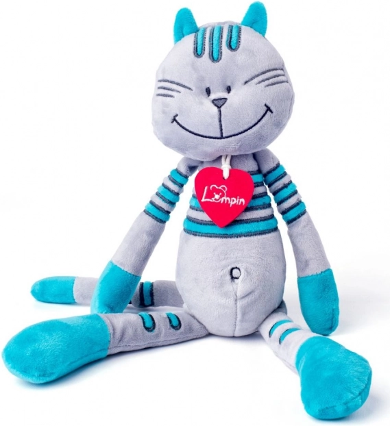 Pluche kater Lewis – superzachte kat met vilten hartje