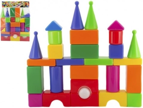 Grote plastic bouwstenen 30 stuks