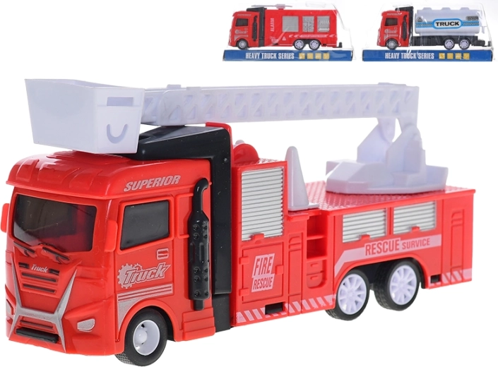 Vrachtwagen met vliegwiel 19 cm