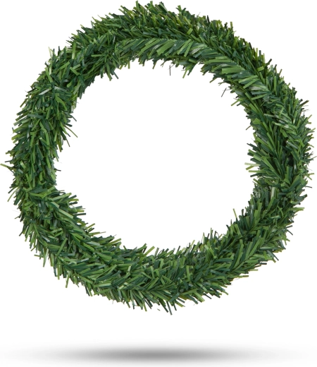 Groene kerstguirlande 2,5 m