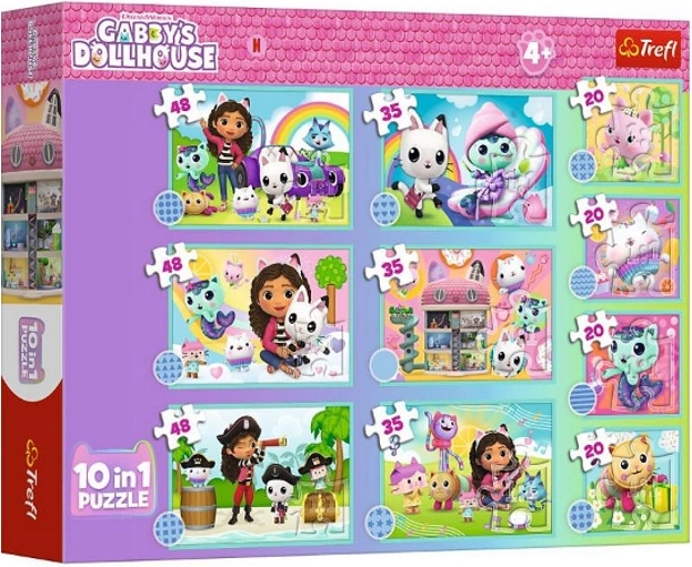 Puzzel 10 in 1 Gabby en haar wereld