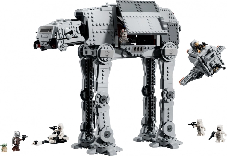 Gedetailleerde en beweegbare AT-AT