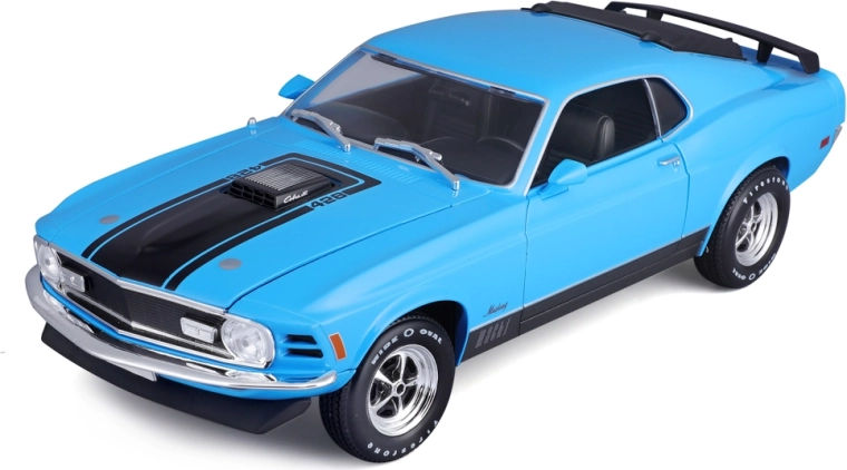 Maisto Ford Mustang Mach 1 blauw 1:18