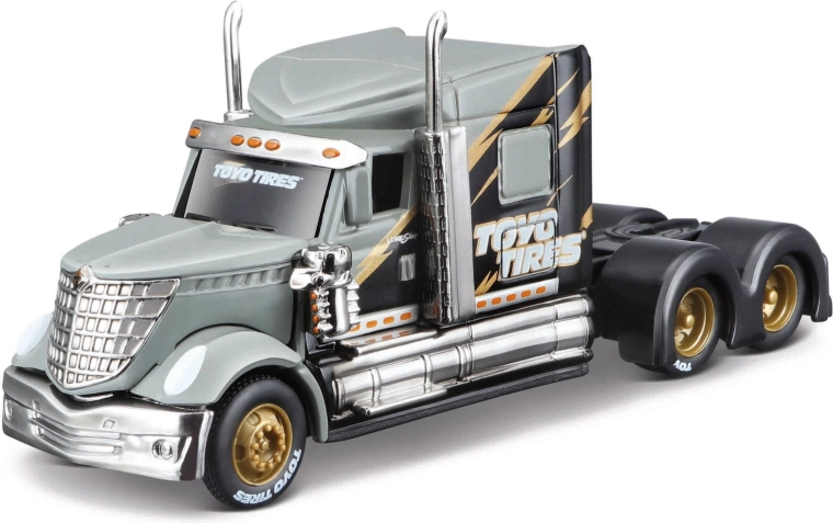 Maisto International Lone Star grijs vrachtwagenmodel 1:64