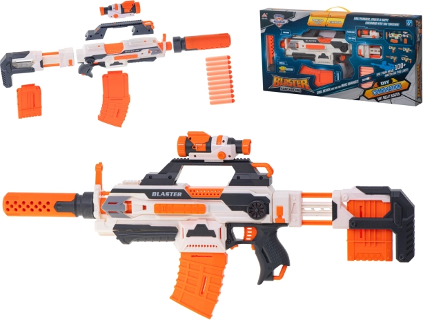 Modulaire foamblaster 4-in-1 met accessoires en 30 darts