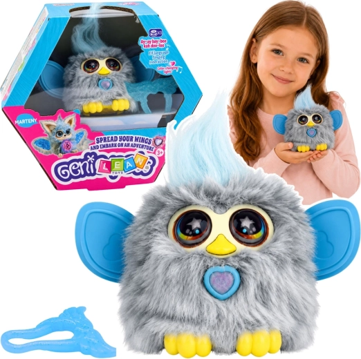 Interactief wezentje Genie Pets met lichtjes en geluiden, grijs