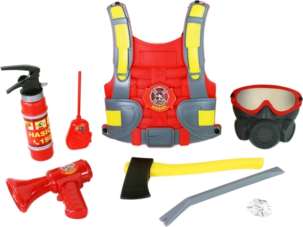 Brandweerset met accessoires voor kinderen