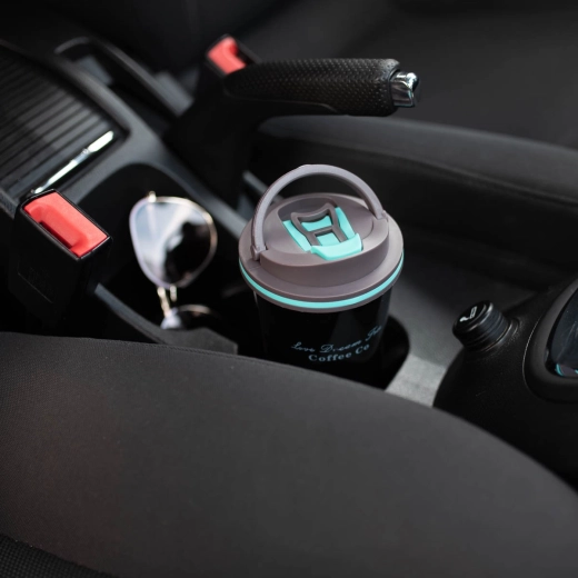 Ideaal voor in de bekerhouder van de auto