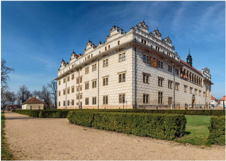 Motief van het historische Litomyšl