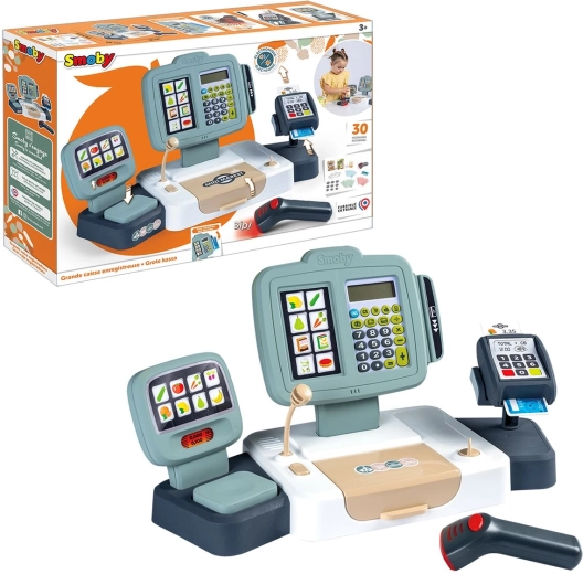 Elektronische kinderkassa met weegschaal