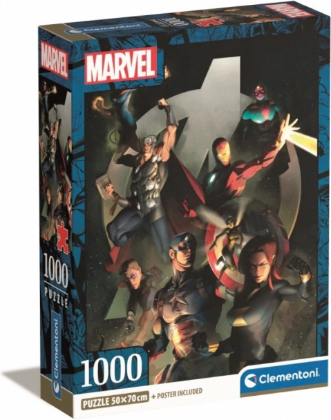 Puzzel 1000 stukjes Compact Marvel The Avengers