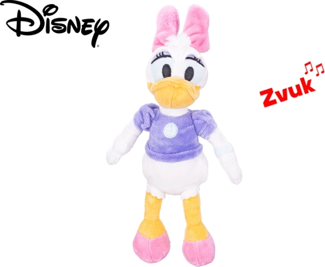 Pluchen eendje DISNEY Daisy met geluiden 27,5 cm