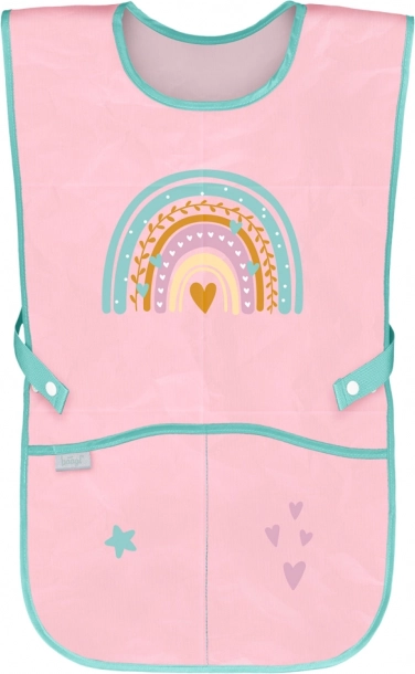 Kinderkeukenschort regenboog roze