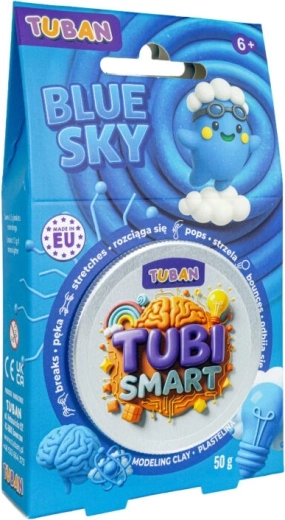 Plasticine Tubi Smart blauw Blue Sky 50 g