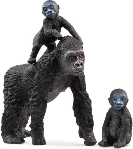 Figuren van een gorillafamilie Wild Life