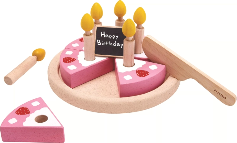 PlanToys houten verjaardagstaart