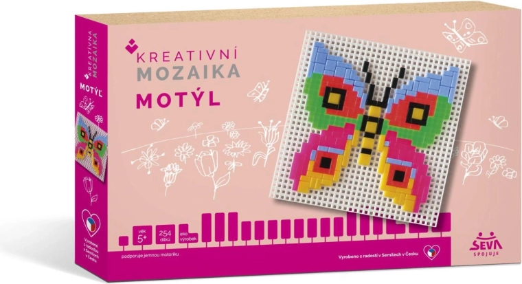 Creatieve mozaïek Vlinder 254 onderdelen