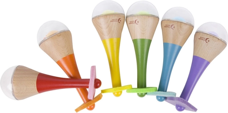 Rammelaar en maracas in één