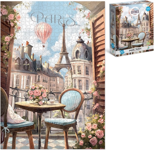 Puzzel Parijs 1000 stukjes 48 × 68 cm