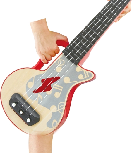 Lichte ukelele met handvat