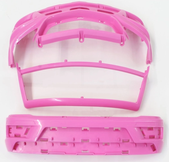 Voor- en achterbumper voor Mercedes-Benz AMG GL63 loopauto, roze - 1 stuk