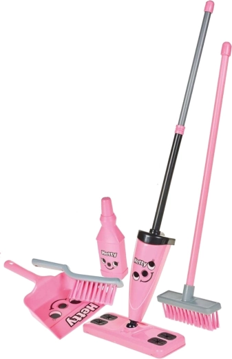 Realistische schoonmaakaccessoires