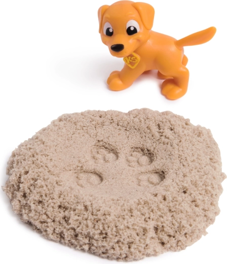 Kinetisch zand dat zijn vorm houdt en niet uitdroogt